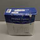 Wearable Heated Blanket - Fast Warm Up Electric Blanket Hoodie with 6 Heat Levels, Snuggies for women, gifts for her, 50"x60", London Grey