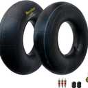 2-Pack of 13 * 4.00-6" Inner Tubes,TR13 Straight Valve Stem,High air tightness,Heavy Duty Replacement for Hand Truck,Wheelbarrows,Mowers,Utility Wagon,for 4.10/3.50-6 Wheel,350/400-6,3.50-6,4.10-6