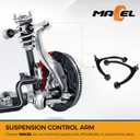 MACEL 10 PCS RK80669 RK80670 Front Upper Control Arm Fit for 07-14 Cadillac Escalade/ESV/Tahoe/XL 1500, 07-13 EXT/Chevy Avalanche/Silverado 1500/GMC Sierra 1500/Yukon w/Ball Joint, Sway Bar Link