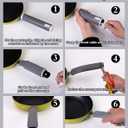 Upgraded Silicone Pan Handle Sleeve - Heat-Resistant&Non-Slip Cast Iron Handle Cover for Pots and Pans - Multipurpose Kitchen Protection(2pcs Medium)