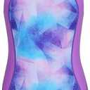 beautyin Girls One Piece Swimsuits Size 16 Athletic Racerback Bathing Suit