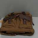 Wildroad 50L Travel Duffel Bag, Expandable Canvas Genuine Leather Duffle Bag Upgraded Overnight Weekender Carry on Bag