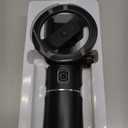 Auto Face Tracking Phone Holder, No App Required, 360 Rotation Face Body Phone Tracking Tripod Smart Shooting Camera Mount for Live Vlog Streaming Video, Rechargeable Battery-Black