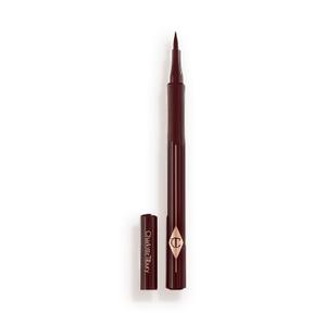Charlotte Tilbury The Feline Flick Waterproof Liquid Eyeliner  Black Eyeliner Pen with a QuickDrying, Matte Formula  Enriched with Intense, HighlyPigmented Color PayOff  Super Brown