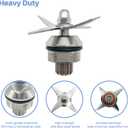 Wet Blade Assembly 104675 STM102R 1152 for Vitamix Blender 500 4500 5000 5200 5500 6300 E310, Base Blade Replacement for Vita-Mix VM0102 VM0103 VM0104 VM0197, Fits 64oz, 48oz, 32oz Standard Containers