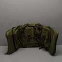 DDT Death Dealer Tactical Padded Double Long Rifle Pistol Case USA Veteran Owned w/Backpack Straps - Lockable (Green)