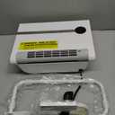 Wall Heater, Space Heater for Bedroom, 1500W PTC Fast Heating Electric Heaters for Indoor Use, 30 Oscillation, Adjustable Thermostat, 24H Timer, Remote Control, Desk or Wall Mounted Heater for Office (Regular-Standard)