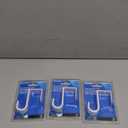 Hardware Essentials 852102 Over The Door Hook Small Plastic White, Pack 3