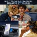 Jonwelsy Case for Samsung Galaxy Z Fold 5, Metal Radiator Design [Compatible with Magsafe] Back Cover with Foldable Stand, Camera Lens Protector Phone Cover for Samsung Galaxy Z Fold 5 (Black)