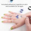 Jacquard Glitter Body Art Kit - Complete Glitter Tattoo Kit for Kids and Adults - Temporary Glitter Tattoos for Parties or Events - Glitter Tattoo Stencils 3 Jars of Glitter, Adhesive, & Instructions