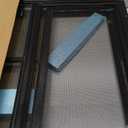 WRISIN 2 Pack Shed Windows 14" W x 21" H Flush Mount, Black Household Windows for Playhouses, Barns, Chicken Coop