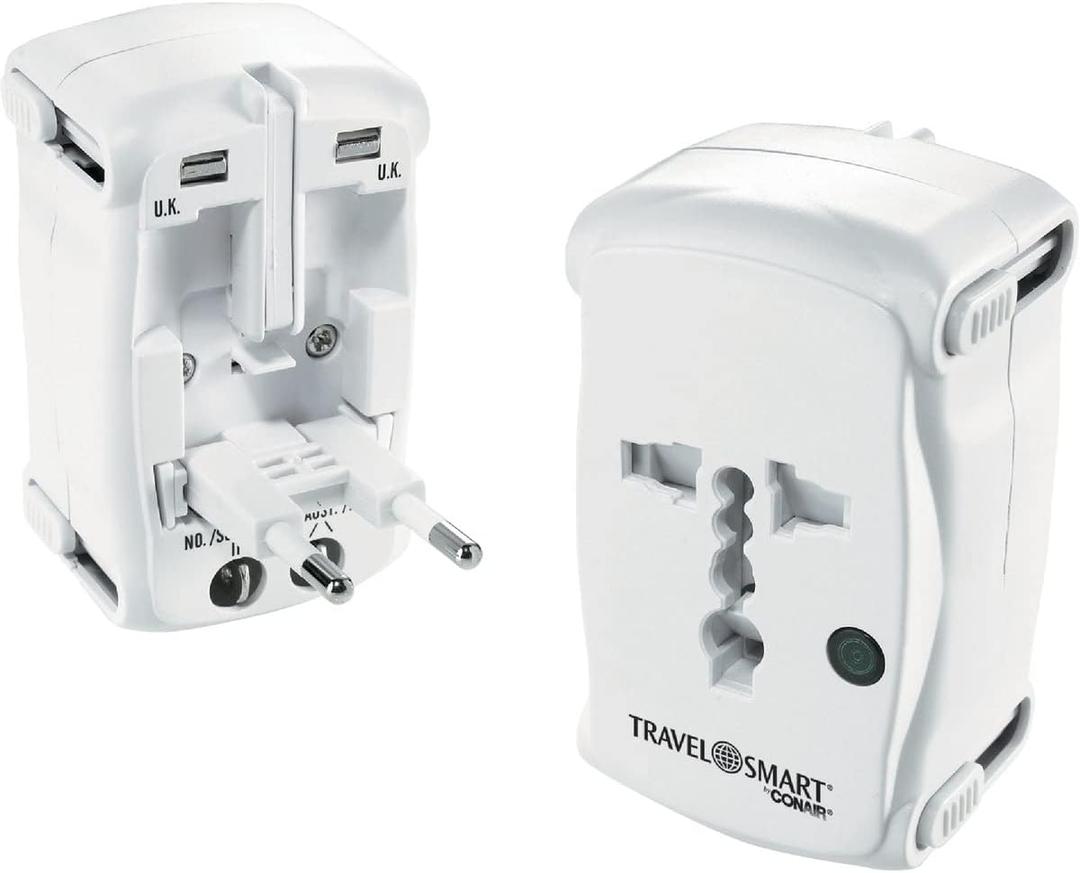 Travel Smart by Conair TS237AP All in One Adapter Plug with Surge Protection