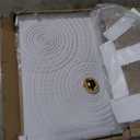 BrightA Oversized Gold and Gray 3D Wall Sculpture Dynamic Wave Textured Art with Metallic Relief Large-Scale Modern Statement Piece for Spacious Living Rooms and Commercial Spaces 31.5"x47.2"