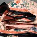 80"x80"Cute Pink Picnic Blanket Waterproof Extra Large Outdoor SandProof ,3-Layer Fabric Beach Picnic Mat Washable Foldable & Portable for Family Camping, Park, Travel, Grass Lawn-Boho Pink Floral