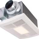Panasonic WhisperWarm Ceiling Mount Bathroom Exhaust Fan with LED Light & Heater, 50-80-110 CFM, FV-0511VHL1
