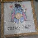 Cute Alphabet Numbers Framed Wall Art Set of 3, Educational ABC Poster Wooden Sign for Baby Girl Kid Boy Toddlers, Neutral Boho Preschool English Letters Nursery Decor for Homeschool Playroom Daycare