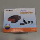 12 Volt Car Heater that Plugs into Cigarette Lighter, 150W Portable Windshield Defogger and Defroster, 360 Degree Rotary Base (Black)