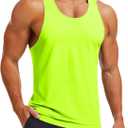 MAGCOMSEN Mens UPF 80+ Tank Tops Y Back Quick Dry Gym Workout Running Athletic Fitness Muscle Sleeveless Summer Shirts (M)
