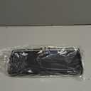 Bathroom Vanity Tray for Countertop Toiletries Perfume Makeup Soap Dispenser Toilet Tank, Kitchen Tray for Salt Spice, Black Decor Tray for Candle Nightstand Coffee 11.3x 4.4