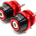 Motorcycle Swing Arm Spools Sliders, CNC Swing Arm Stand Screw, Swingarm Stand Paddock Compatible for Suzuki GSXR1000 GSXR1300 GSXR600 GSXR750 GSXR 125 GSXR 150 (Red)