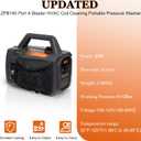 Updated ZPB140 Port A Blaster HVAC Coil Cleaning, Coil Jet Cleaner for ac Unit 120V 80W for Indoor or Outdoor, Flow Rate 4L/min, Working Pressure 0.7-1.0MPa