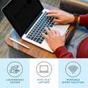 LAPGEAR Designer Lap Desk 2-Pack with Storage Basket, Phone Slot & Device Ledge Arrow Stripes Fits Laptops up to 15.6" Style No. 70411