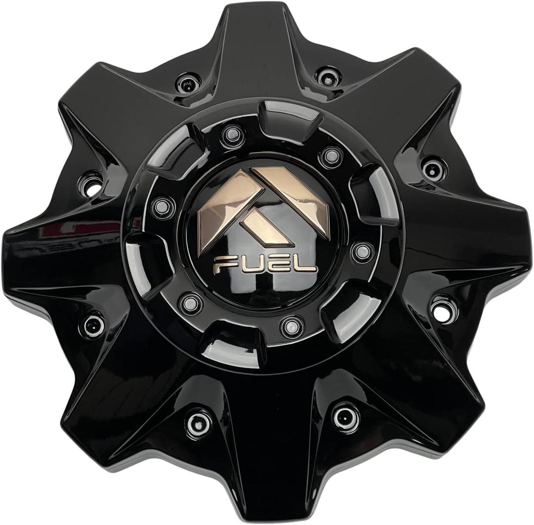 FUEL OFF-ROAD 1 PIECE 8 LUG CAP W/RISER GBLK/BRNZ - 1002-53GBPZ
