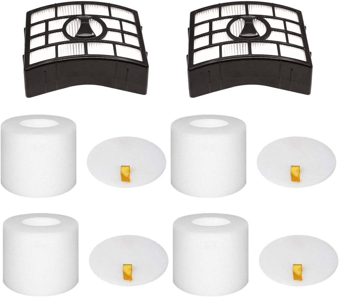 Hechuang NV752, AZ1002 Filters for Shark Rotator APEX DuoClean Powered Lift-Away Vacuum AZ1002, NV650, NV651, NV652, NV750, NV751, NV752, NV753, AX950, AX951, Replacement Part XFF650 & XHF650