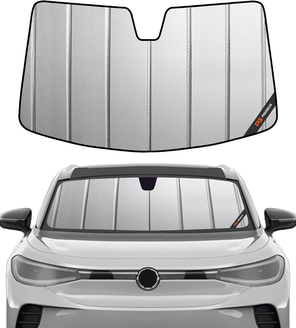 Pigenius Windshield Sunshade for Volkswagen ID.4 2021-2026 Custom Front Window Shade - Safeguard