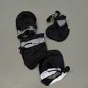 YAODHAOD Dog Shoes for Small Dogs, Puppy Dog Boots & Paw Protector for Winter Snowy Days, Anti-Slip Sole Dog Booties for Indoor Hardwood Floor 4PCS (Black, Size: 7)