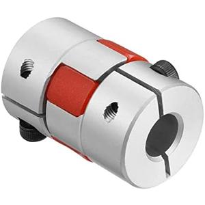 TA-VIGOR 8mm to 10mm Shaft Coupling, L30 x D20 Flexible Clamp Jaw Shaft Coupling, Flexible Beam Shaft Coupler Joint Connector for 3D Printer,DIY Robots, CNC Machine,Motor Accessories