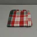 Red Gold Plaid Christmas Table Runner, Winter Holiday Table Runners 108 inches Long, Xmas Decorations Indoor Outdoor Farmhouse Home Kitchen Dining Party Decor