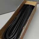 alophoty 8 FT Garage Door Seal Bottom Kit - Heavy Duty EPDM Rubber U+O Ring Weather Stripping with Pre-drilled Aluminum Track, Universal Replacement Stops Rain, Drafts & Pests, Easy to Install