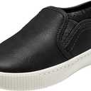 HOMEHOT Boys Slip on Sneakers Casual Dress Shoes Faux Leather Loafers (Toddler,Big Kids, Little Kids)