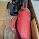 AVID POWER Angle Grinder 4-1/2 Inch 8.0 Amp 1000W Electric Grinder Tool 7-Variable-Speed Metal Grinder, 11,500 RPM, Paddle Switch with Lock-on Button, Cutting & Grinding Wheels and Side Handle - Red