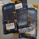 3 x for Google Pixel 9 Pro XL Case with Camera Lens Cover, HD Screen Protector, 10 FT Military Grade Drop Protection, Magnetic Ring Holder Kickstand Protective Phone Case, Navy Blue