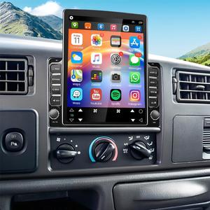 Double Din Car Stereo Radio for 1999-2004 Ford F-250 F-350 Super Duty 9.7 inch Touch Screen Head Unit Car Stereo with Wireless Carplay Android Auto Support GPS Bluetooth WiFi FM RDS DSP Backup Camera