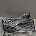 Osring 12 Inch Furniture Leg Black Triangle Shaped Hairpin Furniture Table Feet 4pcs, Heavy Duty Metal Coffee Table Legs for Sofa Dresser Cabinet