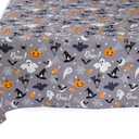 Yourtablecloth 100% Cotton Tablecloth for Home, Restaurants, Cafs  Be it for Everyday Dinner Picnic or Occasions Like Thanksgiving (Ghost, 60 x 84 Rectangle/Oblong)