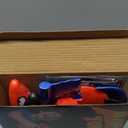 Cool Airplane Launcher Toy with Glowing Eyes & Web-Pattern Wings,2 Flight Modes Outdoor Games for Kids,Boys Toys Age 3-12,Birthday Gifts for 3 4 5 6 7 8 9 10 11 12 Year Old,Kids Gift(Red&Blue&Black)