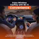 TORVO Mini Wireless CarPlay Adapter for Car Wireless Android Auto, Plug & Play USB-A/USB-C, 5GHz WiFi, OTA Update, CarPlay Adapter for iPhone, Wireless Car Play Dongle Compatible with 99% Cars