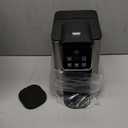 Hot & Iced Coffee Maker with Bold Setting, Single Serve Coffee Maker for K Cup and Grounds, 6-14 Oz Brew Sizes, 50 Oz Removable Water Tank, One Cup Coffee Machine with Reusable Filter, Black