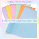 6 Pcs Colorful Classroom Curtains Back to School Colorful Curtains, 24"W x 36"L