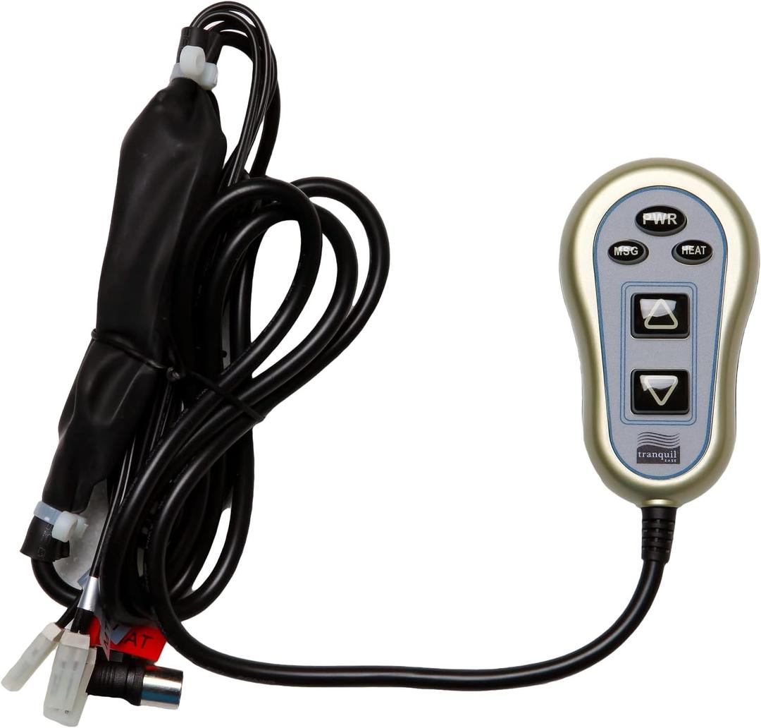 Power Recliner Lift Chair Raffel Systems 5 Pin Lighted Heat and Massage Hand Control Remote Model HC-6022-PR4-TE-48 Replacement