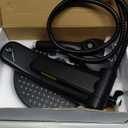 Shower Head with filtered Handheld High Pressure daul Shower Heads with Handheld Spray Combo and 10 Sprays Handheld Shower Head Detachable Shower head Built-in Magnetic Docking and Power Jets Black