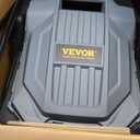VEVOR Walk-Behind Hand Push Floor Sweeper, 25.6" Sweeping Width Floor Sweeper Manual Non-Electric, 5-Gallon Waste Container, Angle & Height Adjustable Folding Handle for Walkway, Yard, Garage, Patio