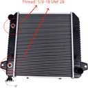 Radiator Assembly 11HA-30170 11HA30170 Compatible with Hyundai Forklift 15D-7E 15L-7 20LC-7 25L-7A 30L-7 30LC-7