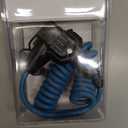 CURT 57281 5-Foot 7-Way RV Blade Vehicle-Side to 5-Way Flat Trailer Wiring Adapter Extension Harness