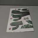 Green Pot Plants Leaves Wall Decals, Monstera Cactus Bonsai Tropical Potted Plants Wall Stickers, Removable Palm Tree Leaf DIY Art Decor Murals Decoration for Bedroom, Nursery, TV Wall