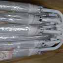30 Pack Clear Umbrella Wedding, Auto Open Transparent Stick Umbrella with White J Hook Handle, Windproof Waterproof Large Canopy Umbrella for Bride Groom Photography Golf Outdoor Events